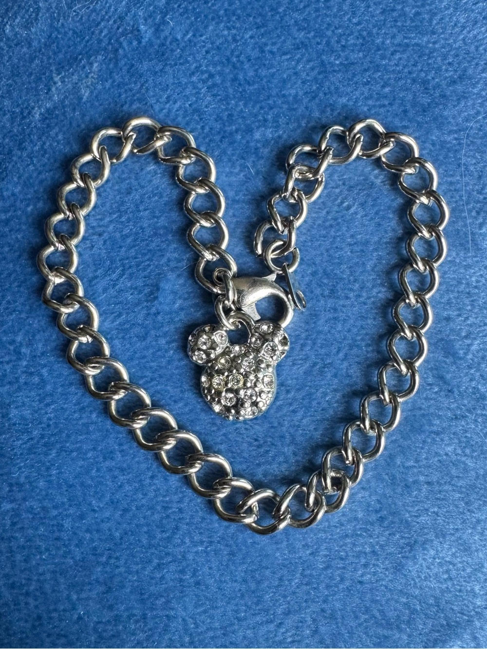 Vintage  Disney Mickey Mouse Icon Ears Bracelet 8 In
